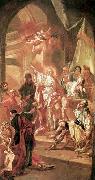 Kracker, Johann Lucas The Dispute between St Catherine of Alexandria and the Philosophers France oil painting artist